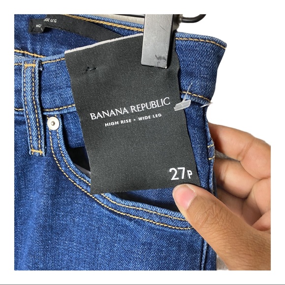 BANANA REPUBLIC High-Rise Wide-Leg Button Fly Jean - Picture 6 of 14